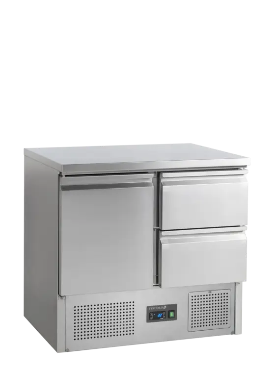 Bestseller Tefcold SA912 | Saladette- koelwerkbank GN1/1 | 230L | +2 tot +10°C | Energielabel C | 900 x 700 x 877mm
