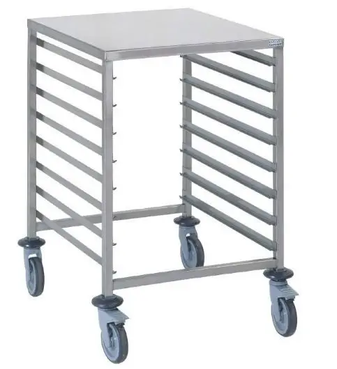 Regaalwagen met werkblad | 8x GN2/1 |66x77xH90 cm. Koop Online
