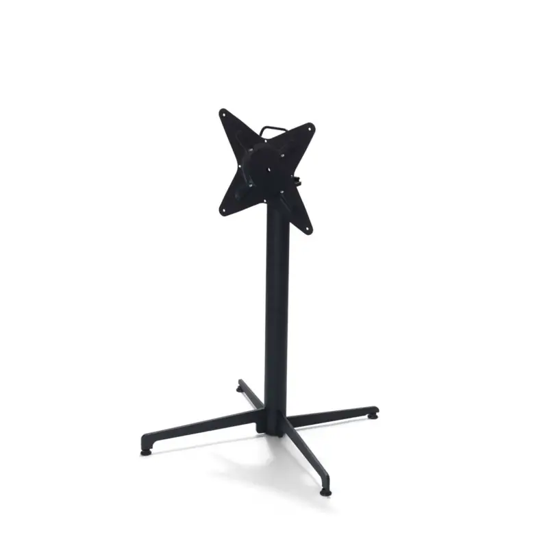 X Cross Tafelonderstel laag Zwart 74 cm, 11003 Nieuw