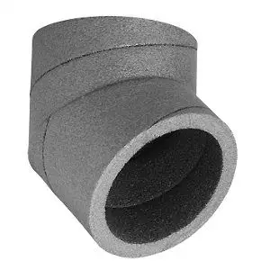 Op = Op Ubbink Aerfoam - Geïsoleerd leidingsysteem bocht 45° - Ø125mm - 0188262