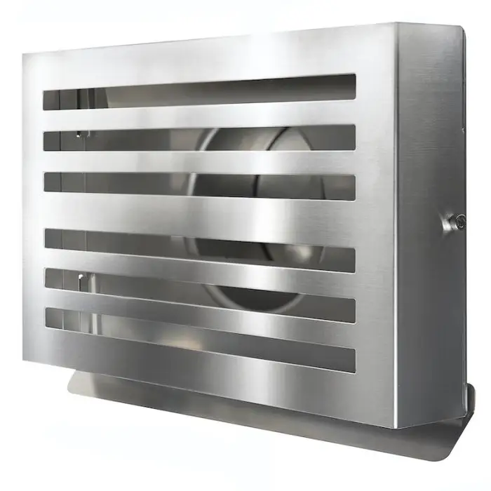 Design gevelkap PREMIUM LINE -BETA- Ø 150mm met terugslagklep - RVS Beste Prijs