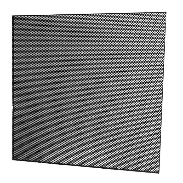 Flitsaanbieding Geperforeerde plafondplaat voor systeemplafond 595x595mm - staal - zwart