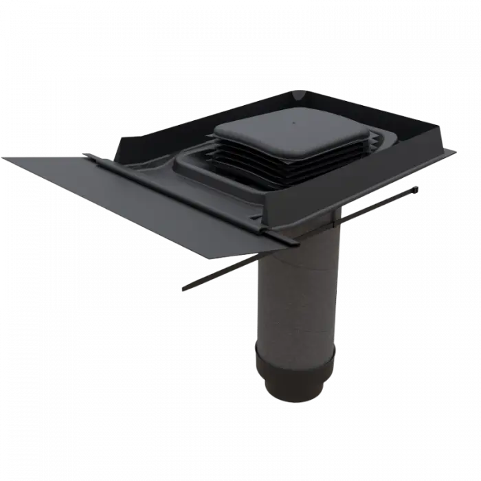 Flitsaanbieding Ubbink Valetis Slim - geïsoleerde dakdoorvoer - hellingsgraad 35-67° - Ø160/150mm
