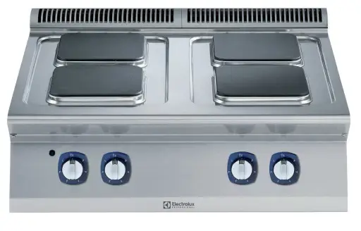 Laatste Versie ELECTROLUX FORNUIS, 4 ELEKTR. VIERKANTE KOOKPLATEN, 800 MM, TOPMODEL