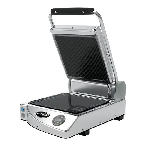 Unox SpidoCook keramische contactgrill - 250x250 mm, glad/geribbeld Exclusieve Aanbieding