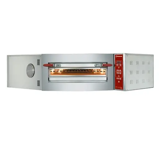 Gereduceerde Prijs Elektrische oven hoekmodel, 1 kamer 8 pizza's Ø 350 mm