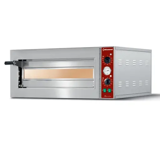 Direct Beschikbaar Elektrische pizza-oven Ø 420 mm, kamer 420x420xh140 mm