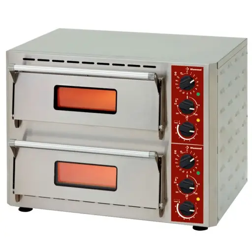Elektrische pizza-oven, 2 kamers (3+3 kW) 430x430xh100 mm Favoriet