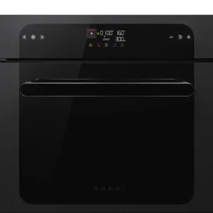 Gereduceerde Prijs Smeg SO4202M1B inbouw oven met magnetron zwart