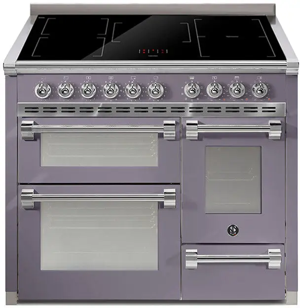 STEEL Ascot AQ10SFF-5FI AA inductie fornuis met 5 zones, Ametista (mat paars) Actieprijs