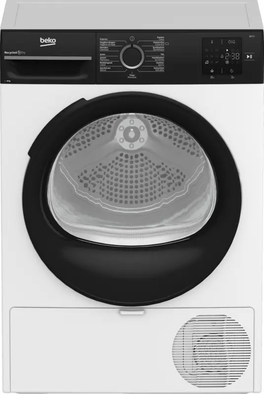 Dagaanbieding Beko BM3T3823B warmtepomp droger met 8 kg. vulgewicht