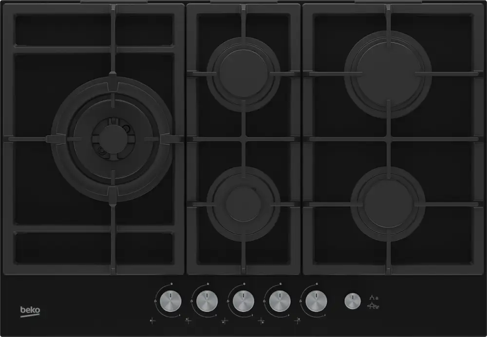 Beko HILL 75235 S inbouw gaskookplaat met 5 branders Speciale Aanbieding