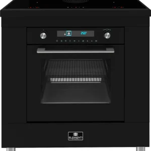 Elementi di Cucina IK9024-MZ inductie fornuis met afzuiging mat zwart Hete Deal