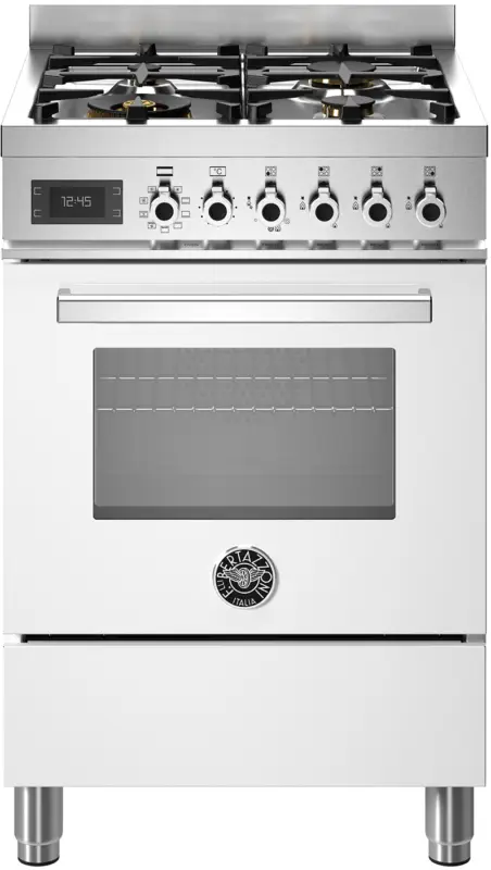 Bertazzoni PRO64L1EBIT gas fornuis met 4 branders Finale Uitverkoop