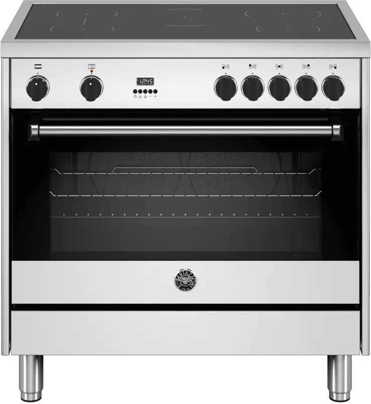 Lage Kosten Bertazzoni MPL95I1EXV inductie fornuis met 5 zones, rvs