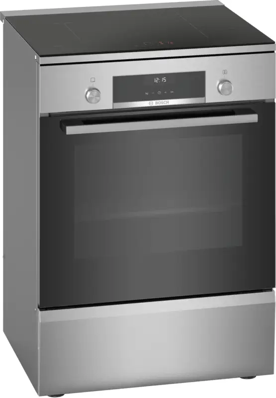 Bosch HLS59D351 inductie fornuis met 4 zones, rvs Shop Nu