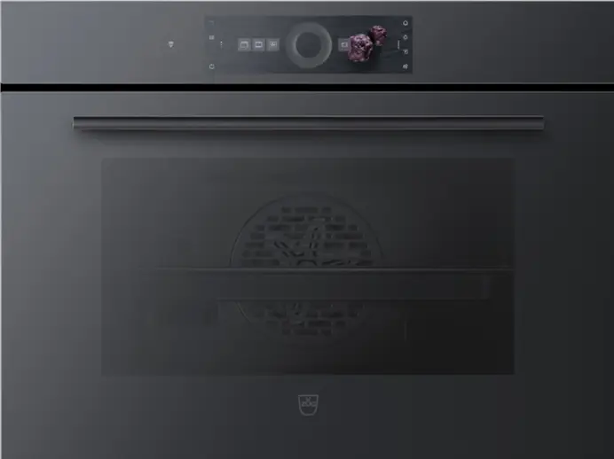 Nieuw V-ZUG Combair V2000 45 zwart glas inbouw oven zwart glas