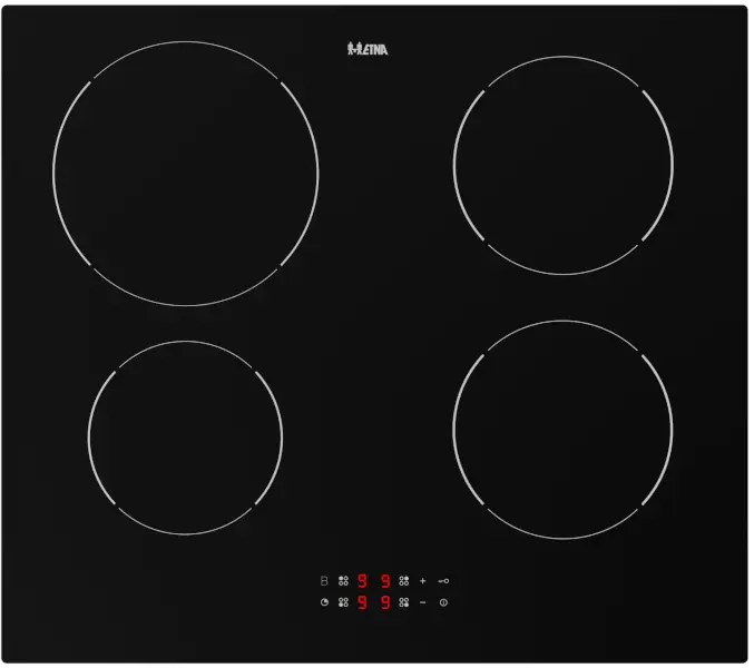 Etna KI2160ZT inbouw inductiekookplaat met 4 zones Betrouwbaar